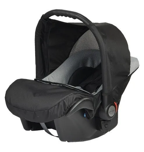 Baby Merc Zipy Car Seat - Black and Grey