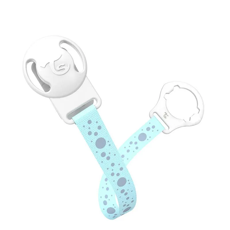 Holder with Clip for Pacifier Twistshake Blue
