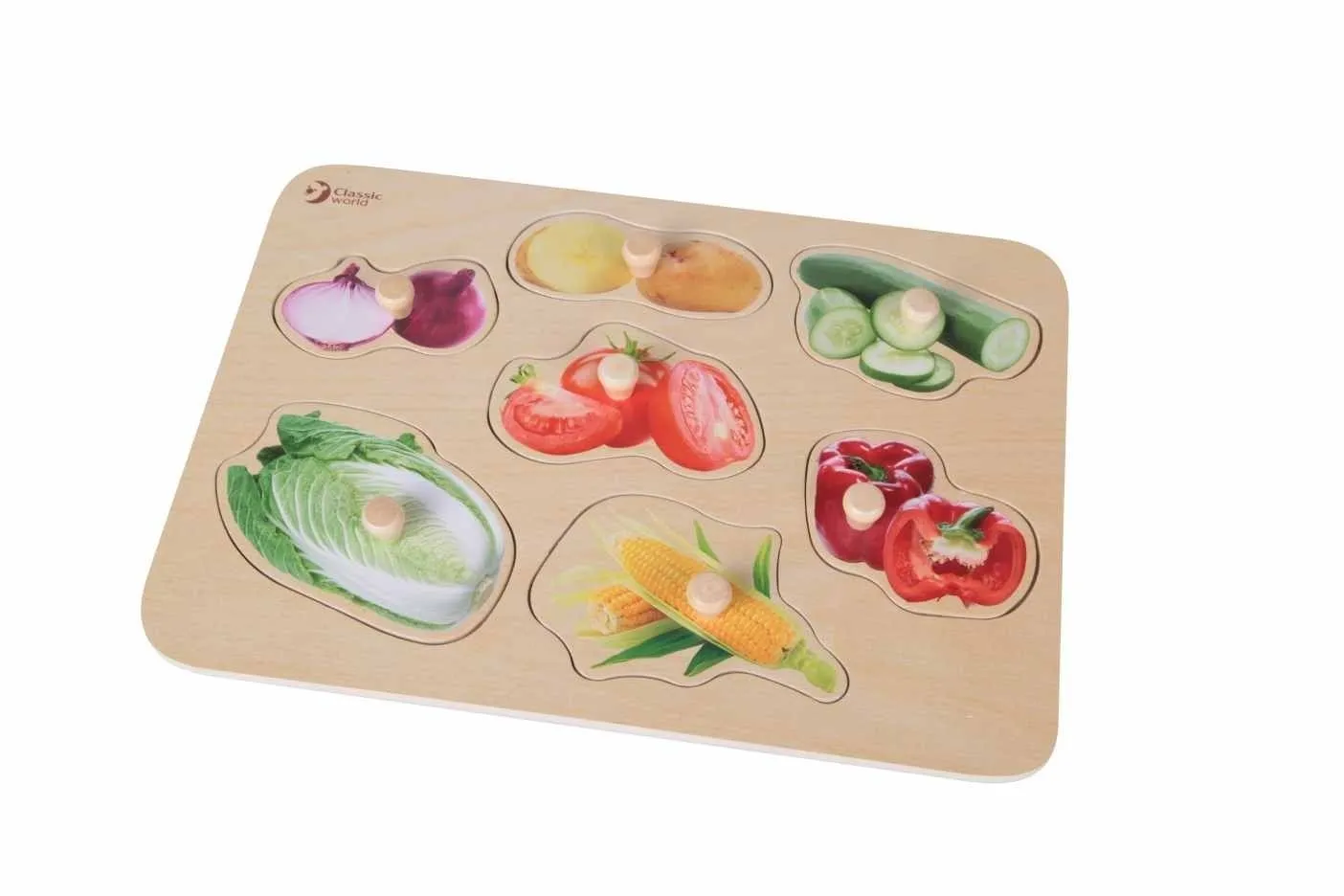 Wooden Puzzle - Vegetables