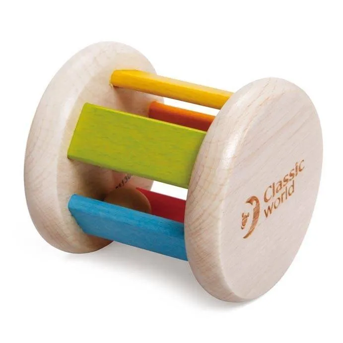 Wooden Rattle - Rolling Ball