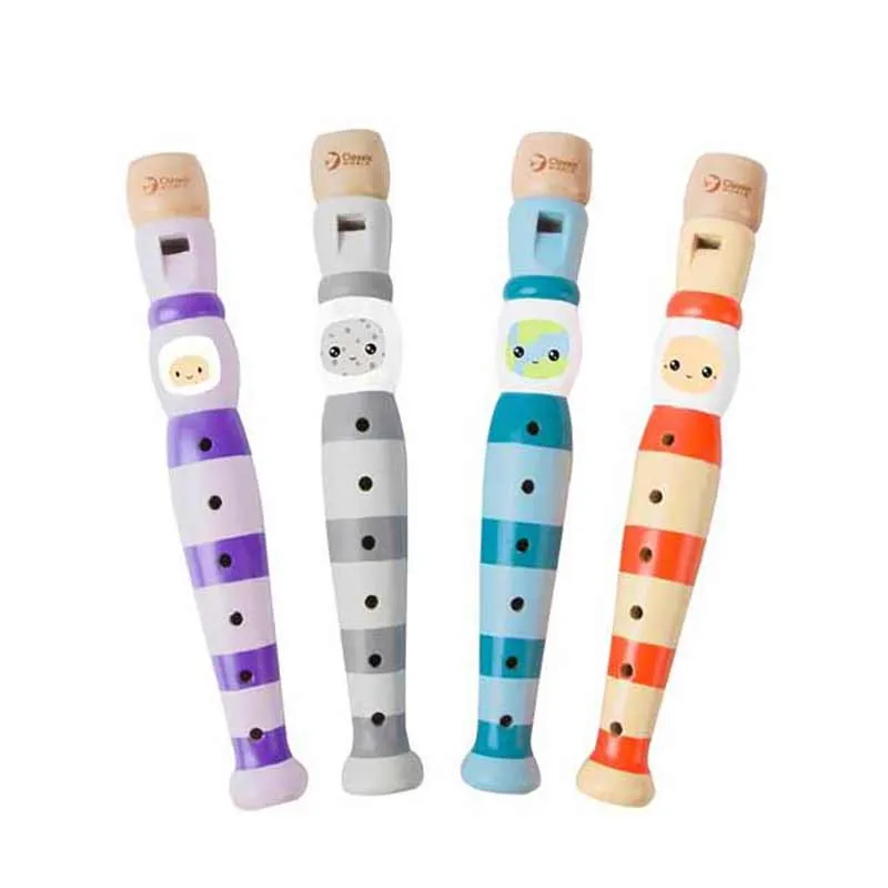 Children's Wooden Flute - Various Colors