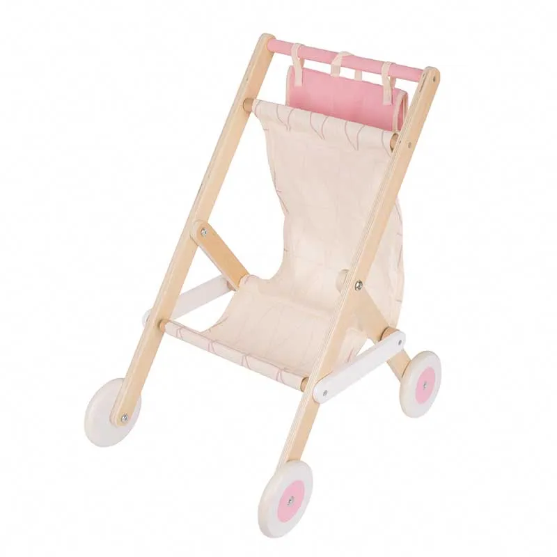 Child Wooden Doll Carriage