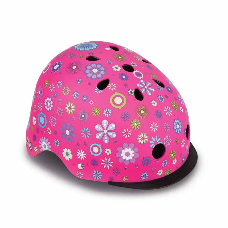 Детска Каска За Колело и Тротинетка Globber, 48-53 См, Светеща, Розова