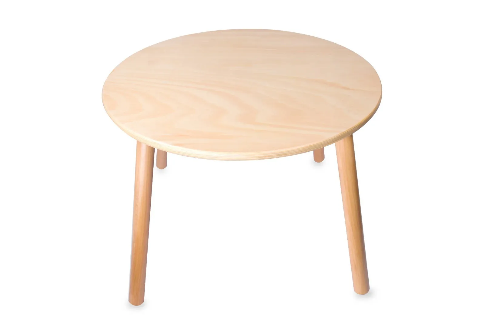 Children's Round Wooden Table