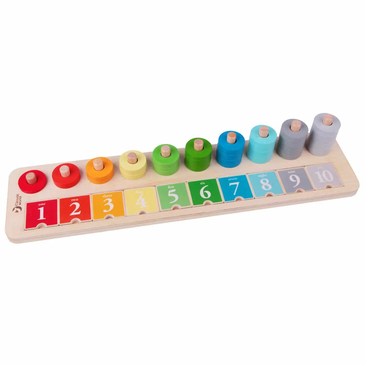 Children's Educational Board with Numbers