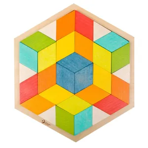 Детски Дървен 3D Пъзел