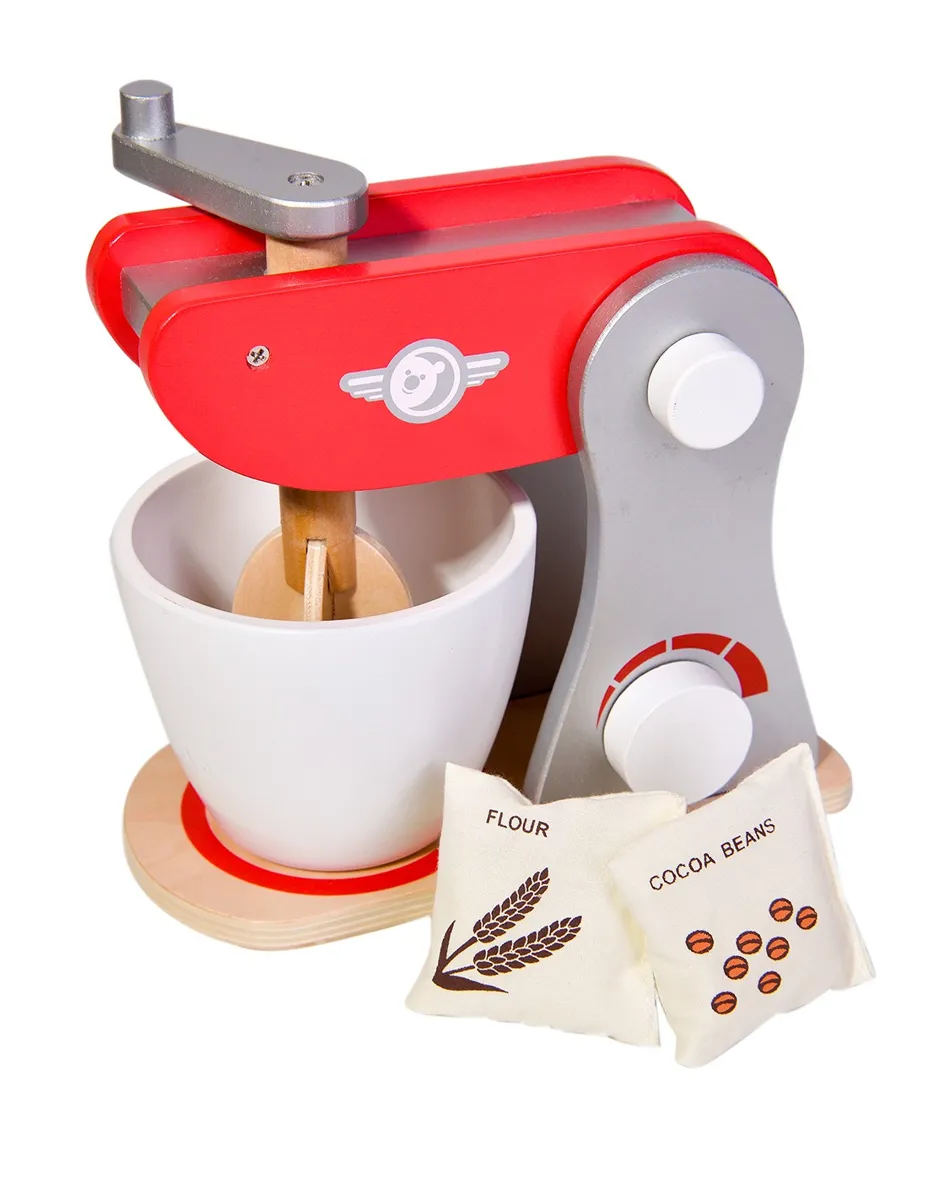 Child's Wooden Mixer - Red