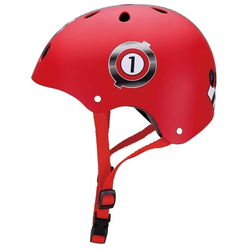 Children's Helmet for Bicycle and Scooter, 48-51 cm - Red
