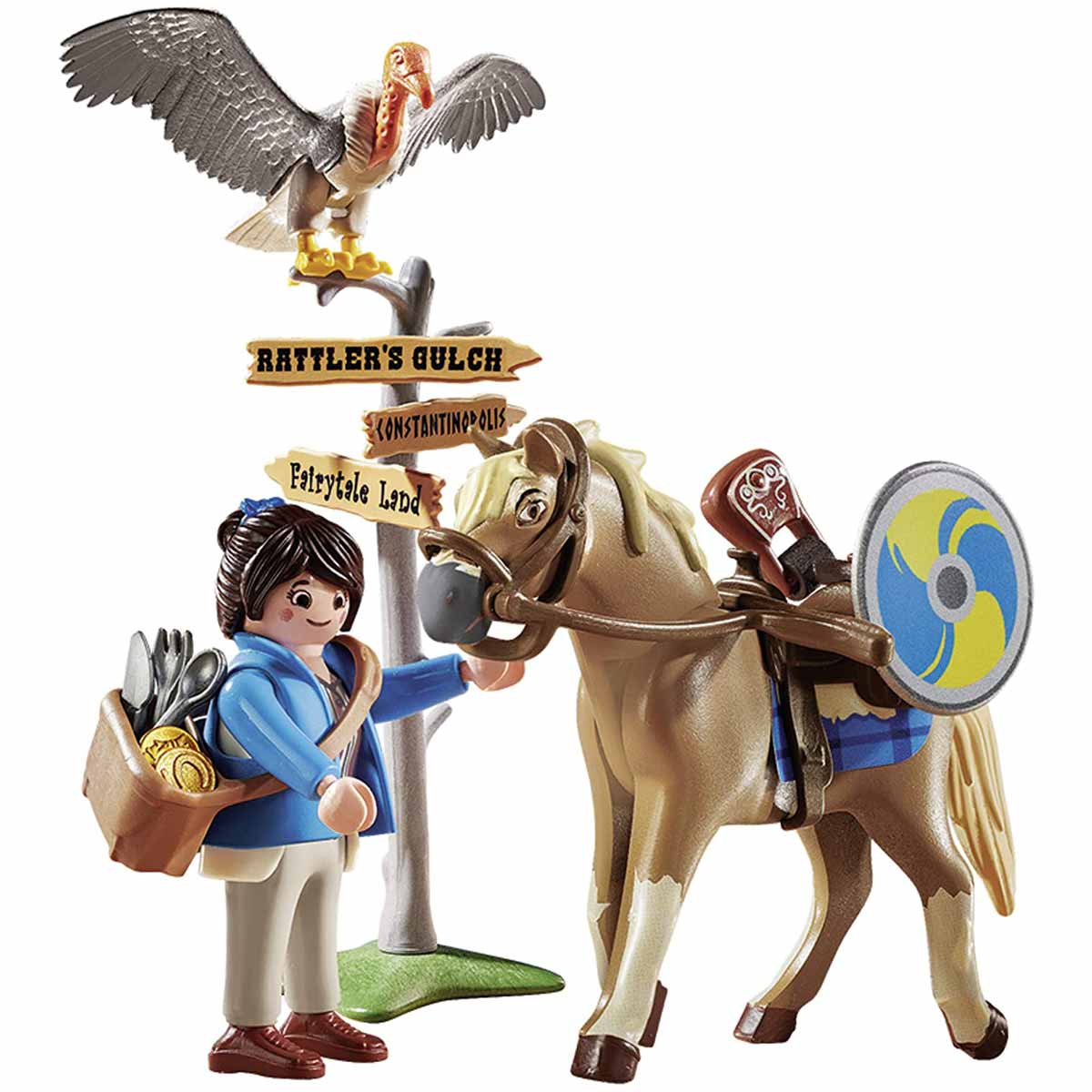 Детски Конструктор Playmobil, Марла с Кон