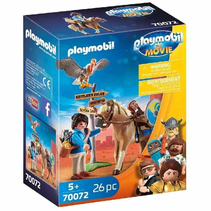 Playmobil Children's Building Set, Marla with Horse