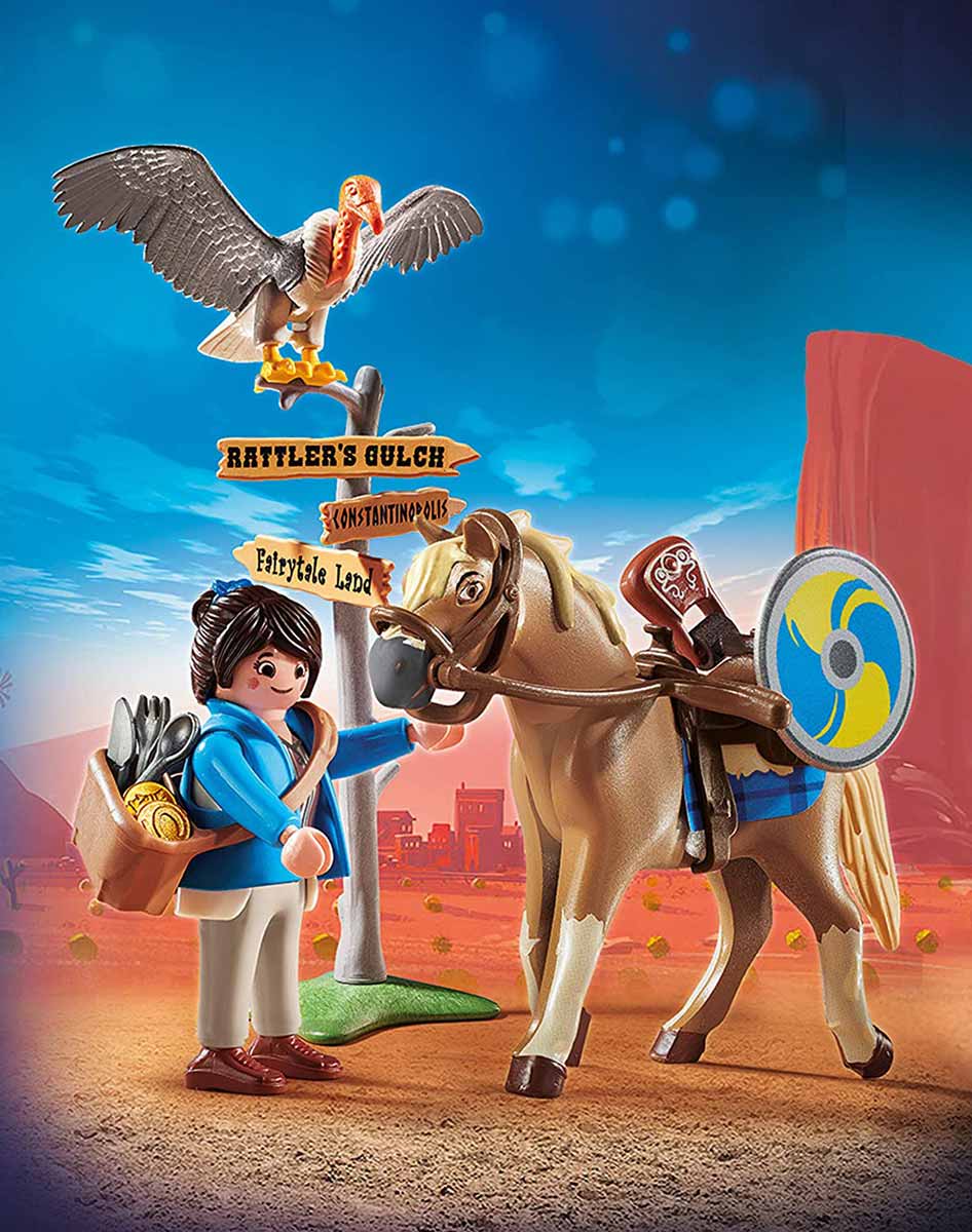 Детски Конструктор Playmobil, Марла с Кон
