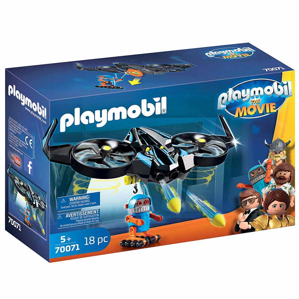 Детски Конструктор Playmobil, Роботитрон с Дрон