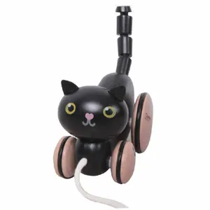 Детско Коте - Играчка За Дърпане, Черно