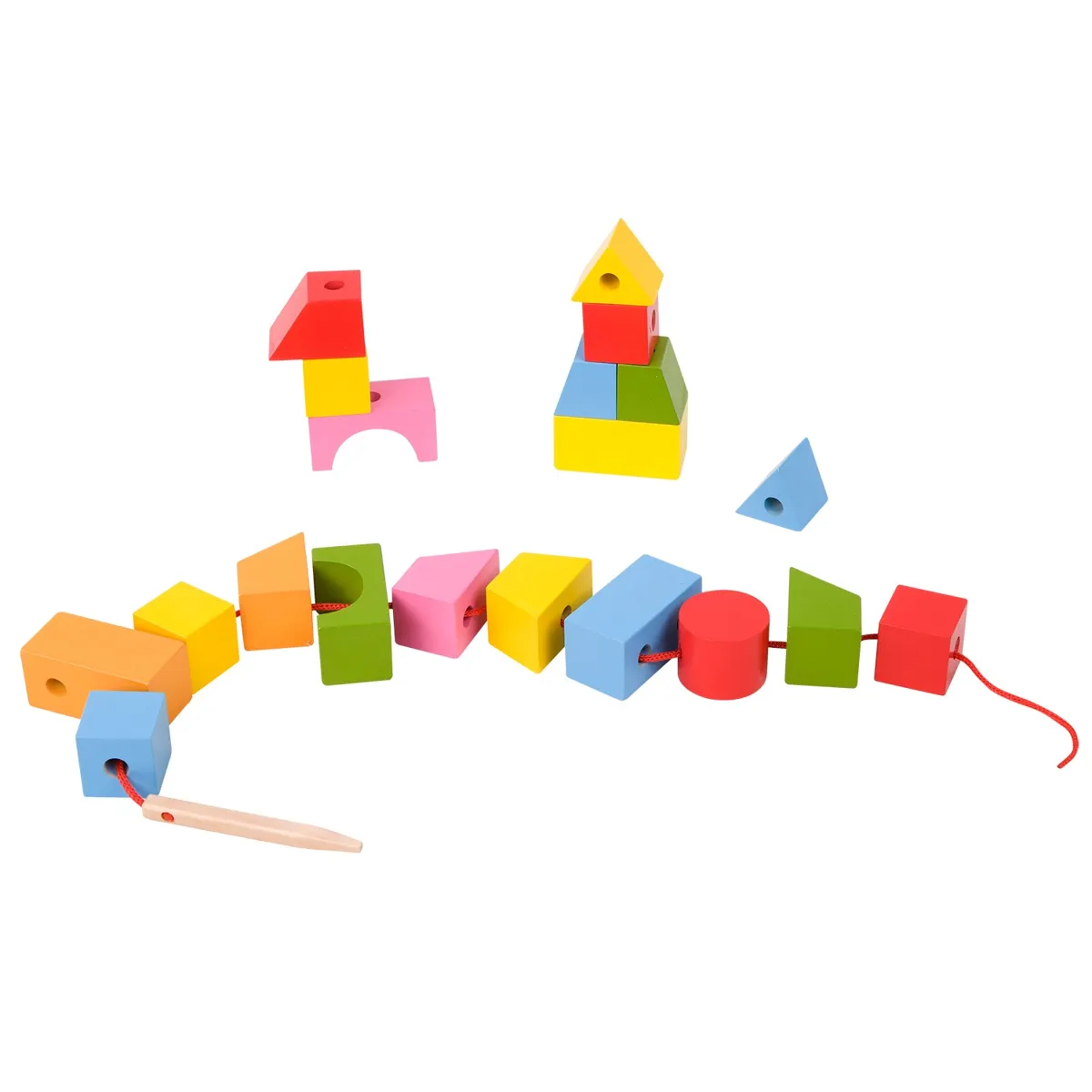 Geometric Building Blocks for Stacking
