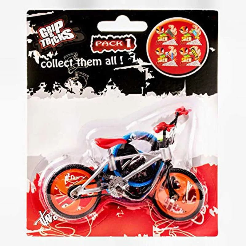 Finger Toy BMX Wheel, Grey