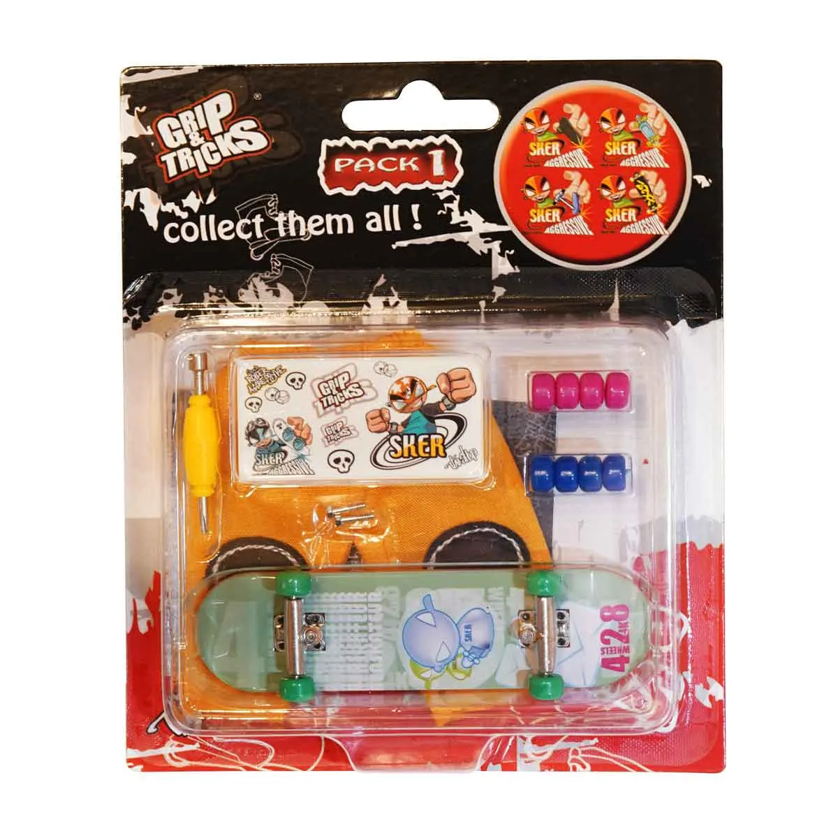Finger Skateboard Toy, Turquoise