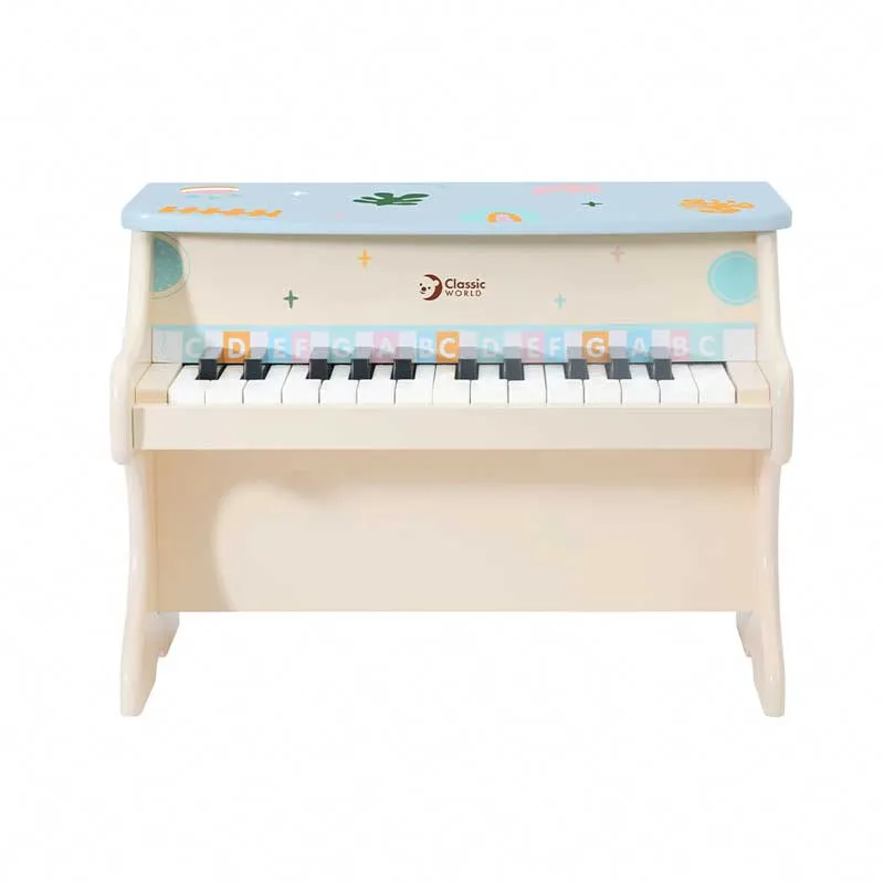 Classic Children's Wooden Piano - Colorful