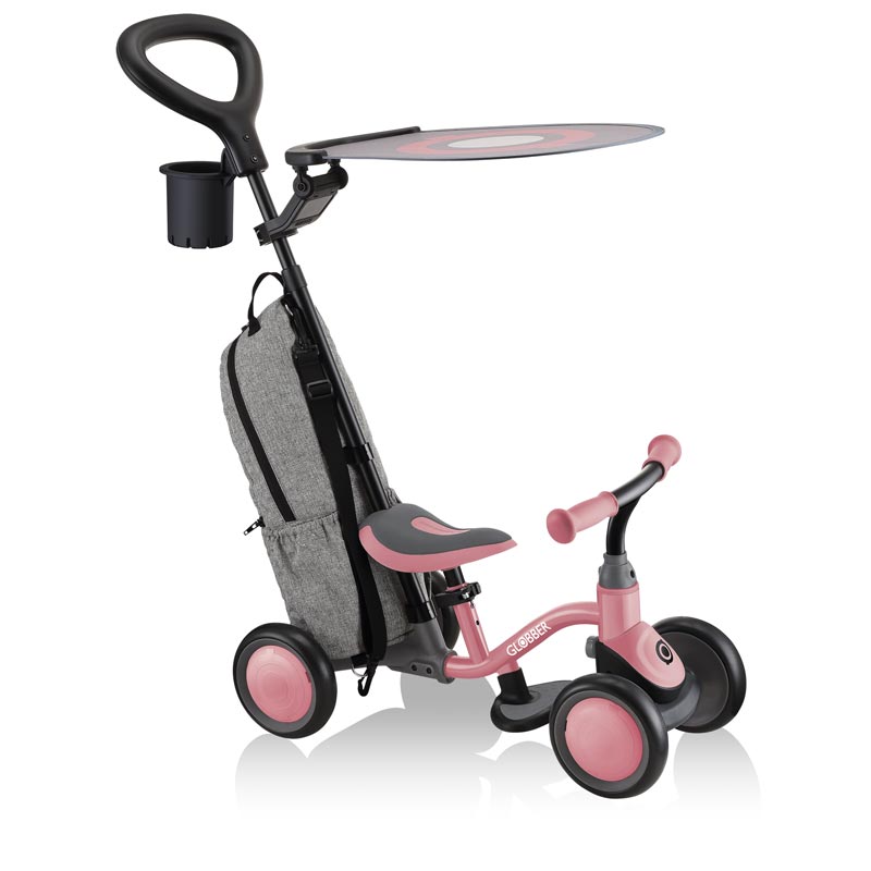 Колело За Баланс Globber Learning Bike 3 в 1 Deluxe – Пастелно Розово