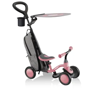 Колело За Баланс Globber Learning Bike 3 в 1 Deluxe – Пастелно Розово