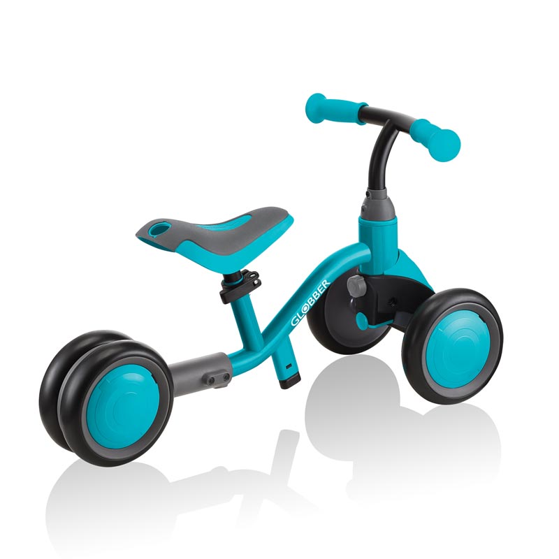 Колело За Баланс Globber Learning Bike 3 в 1 Deluxe – Синьо-Зелено