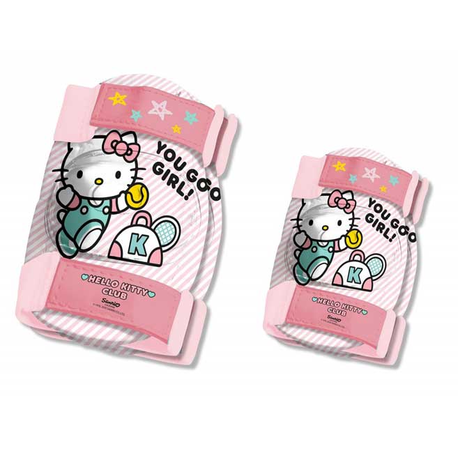 Комплект Каска, Наколенки и Налакътници Hello Kitty 2