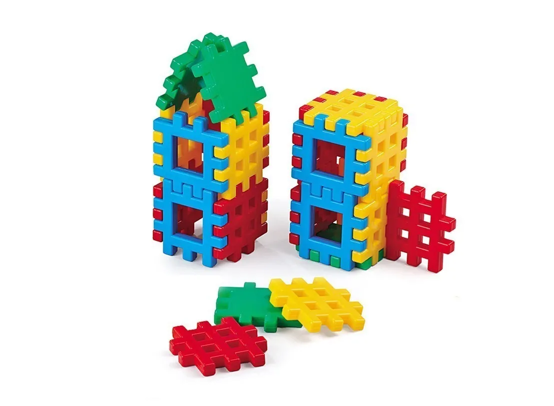 Classic building set of 48 construction blocks in different colors