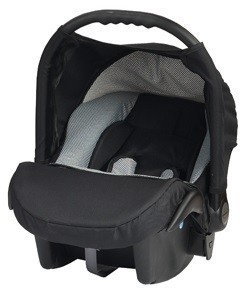 Кошче За Бебета За Кола Baby Merc Junior Twist Черно и Сиво