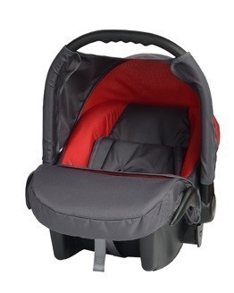Кошче За Бебета За Кола Baby Merc Junior Twist Графит и Червено