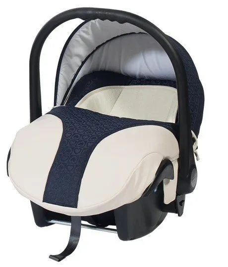 Кошче За Бебета За Кола Baby Merc Style Морско Синьо с Кремаво