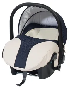Кошче За Бебета За Кола Baby Merc Style Морско Синьо с Кремаво