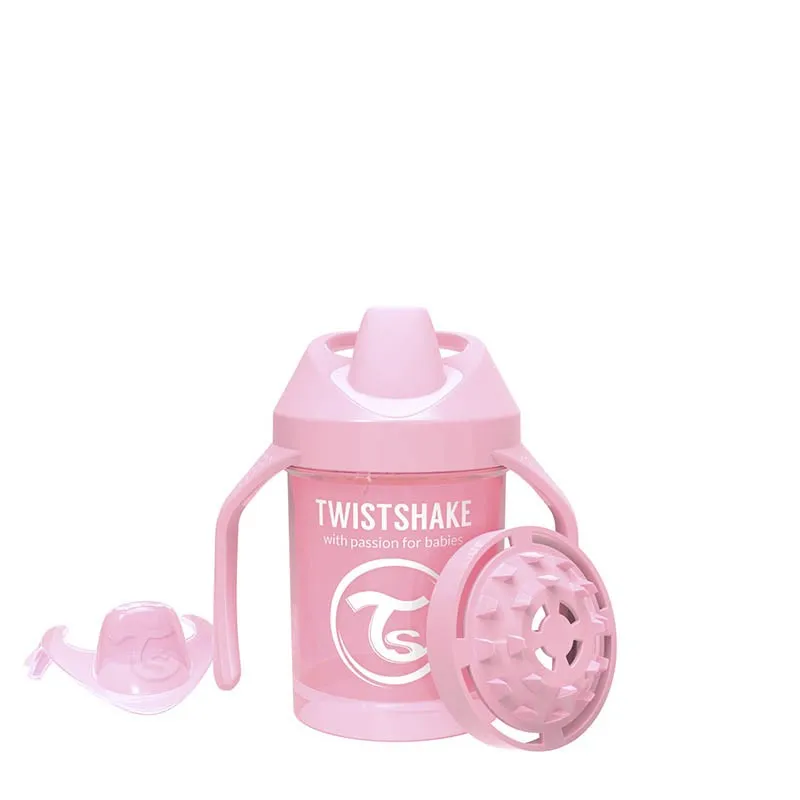 Мини Чаша с Шейкър Twistshake 230 Мл 4+ Месеца Розова