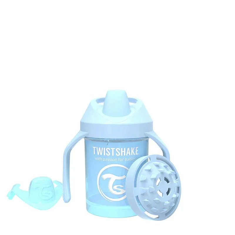 Mini Cup with Shaker Twistshake 230 ml 4+ Months Blue
