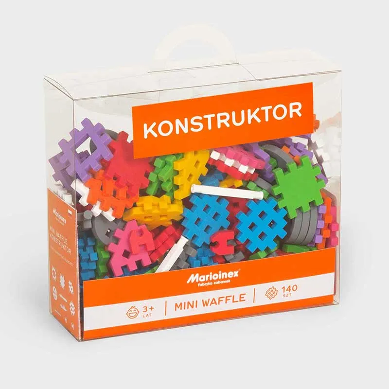 Mini Waffle Maker Kit with 140 Pieces