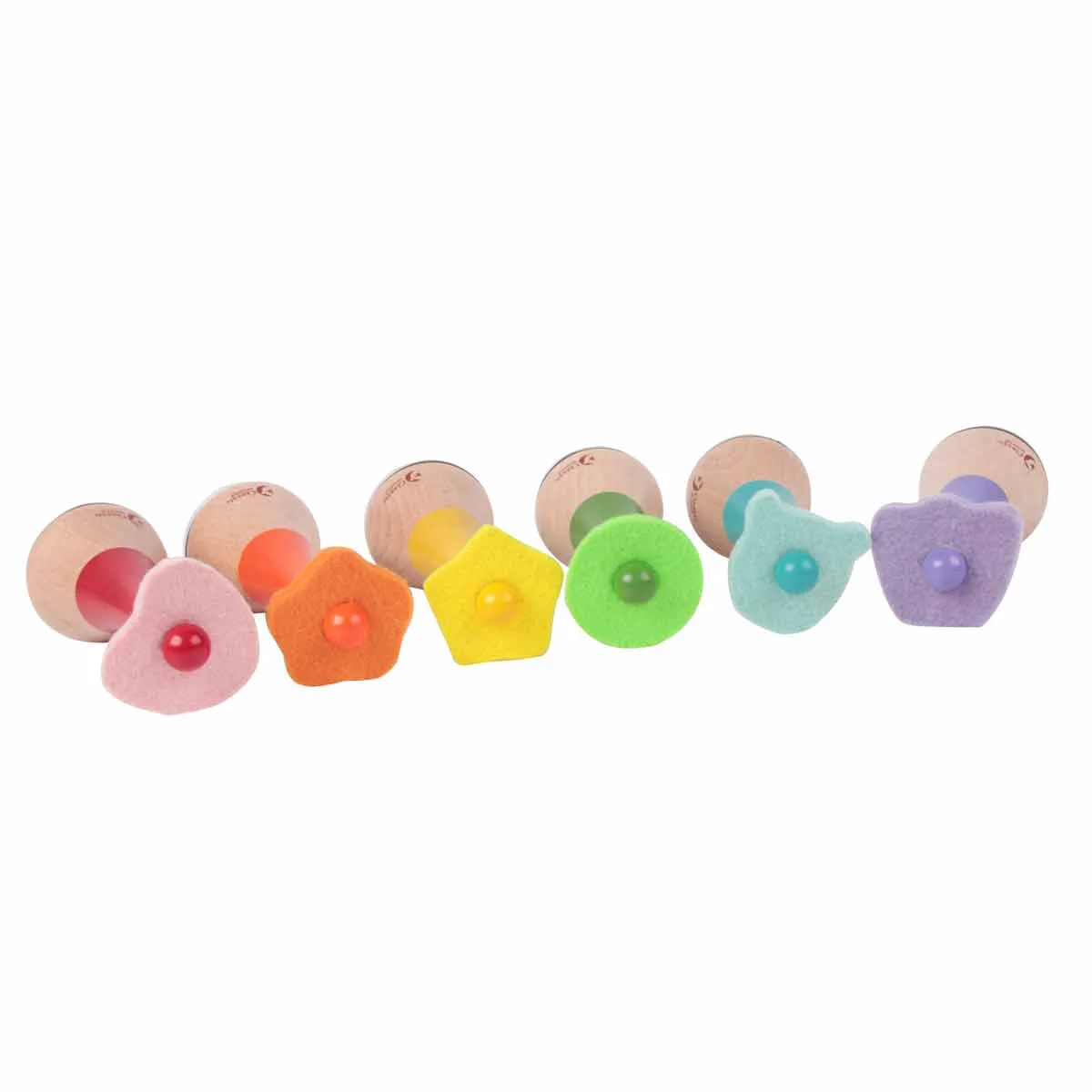 Colorful Children's Wooden Maracas