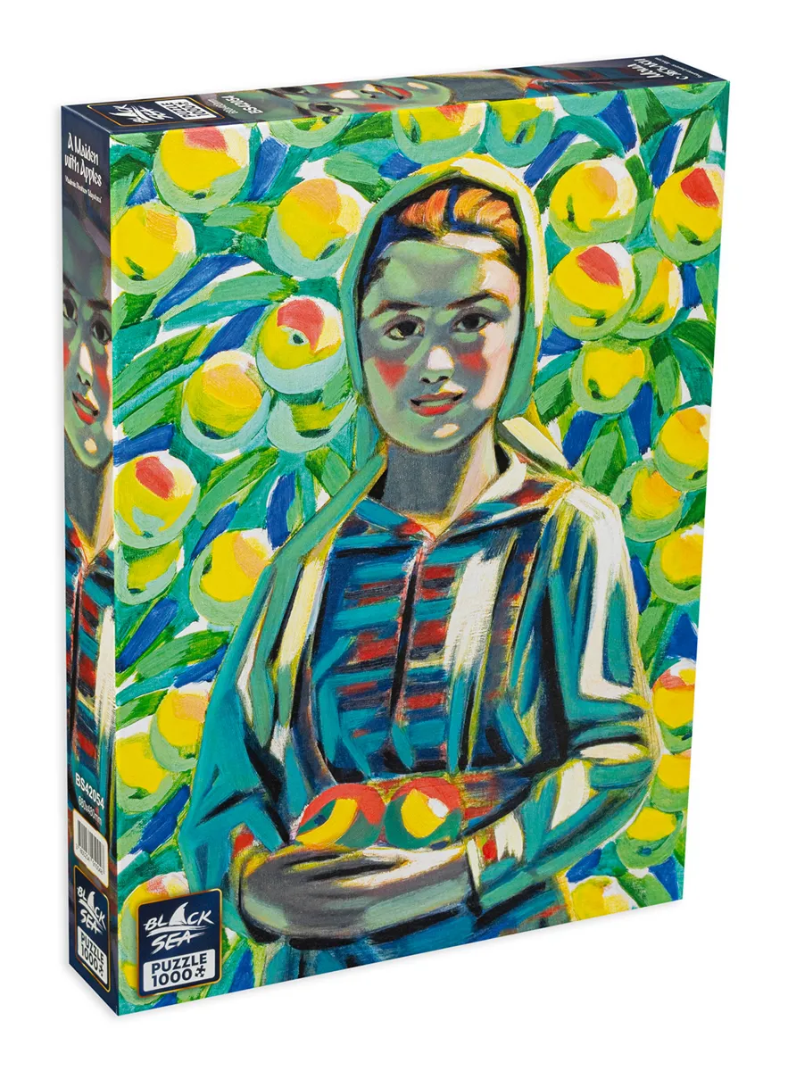 Black Sea Puzzle 1000 Pieces - Girl with Apples, Vladimir Dimitrov the Master