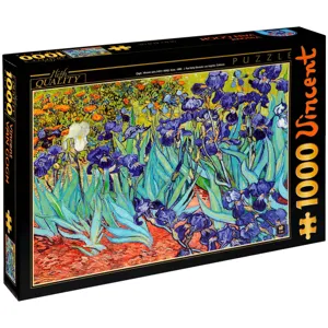 Пъзел D-Toys От 1000 Части – Ириси, Винсент Ван Гог