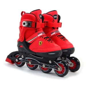 Ferrari Rollerblades for Kids, Size 31-34, FK16 Series - Red