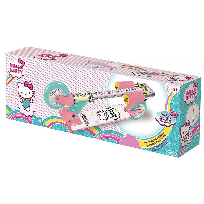 Сгъваема Тротинетка с 2 Колела, Hello Kitty