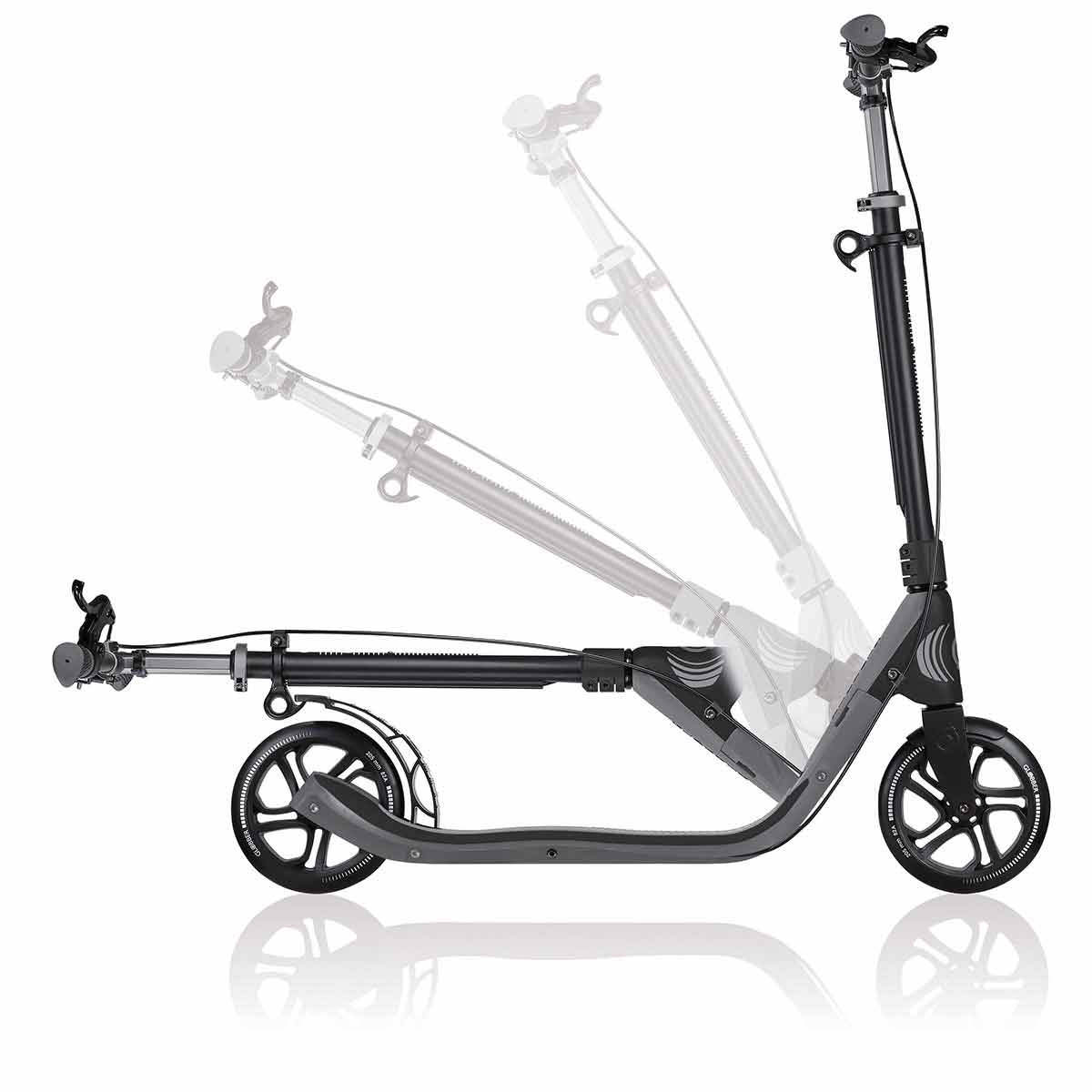 Сгъваема Тротинетка За Възрастни Globber One Nl 205 Deluxe - Сива