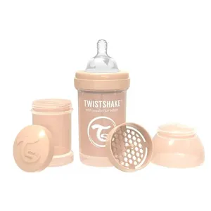 Шише Против Колики За Бебета Twistshake 180 Мл Бежово