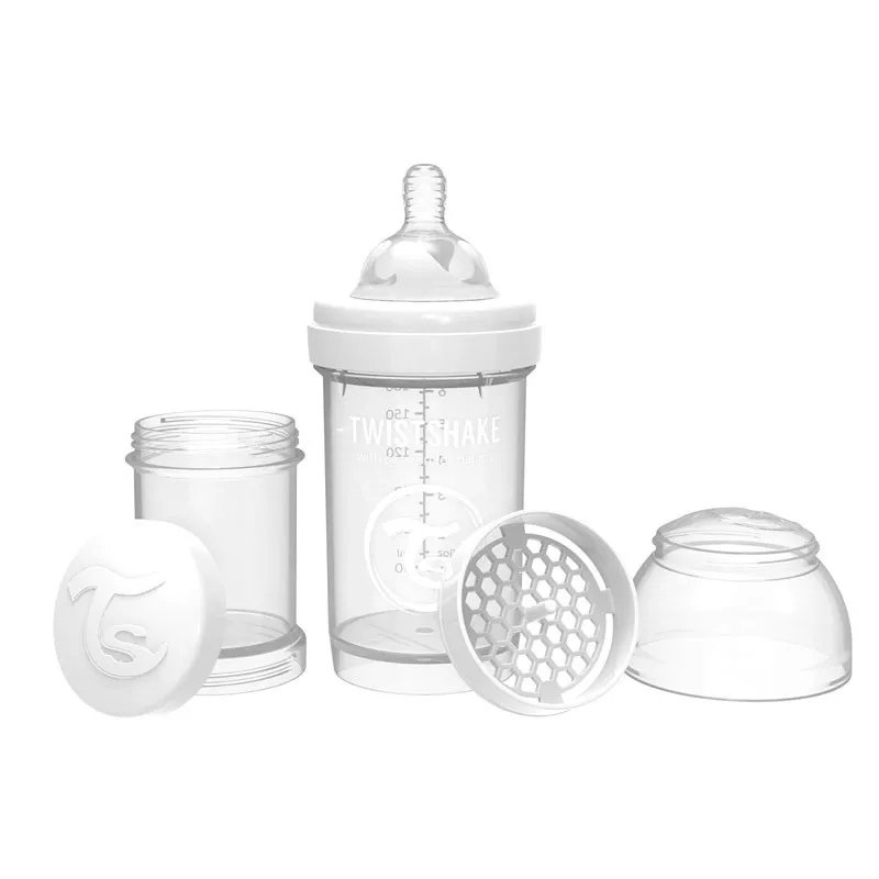 Twistshake Anti-Colic Baby Bottle 180ml White
