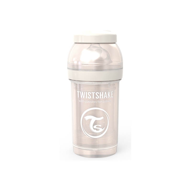 Шише Против Колики За Бебета Twistshake 180 Мл - Колекция Перла Шампанско