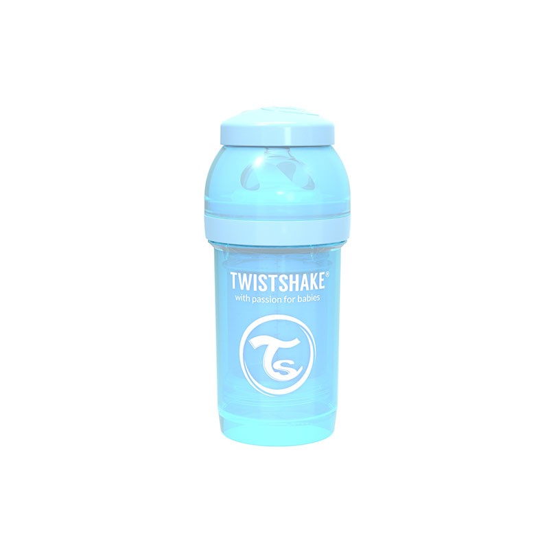 Шише Против Колики За Бебета Twistshake 180 Мл Синьо
