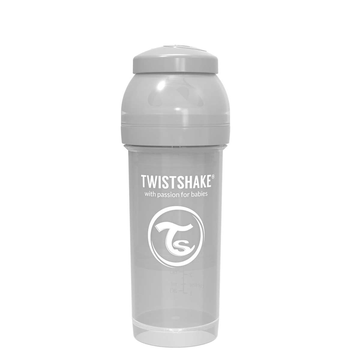Шише За Бебета Против Колики Twistshake 260 Мл.сиво