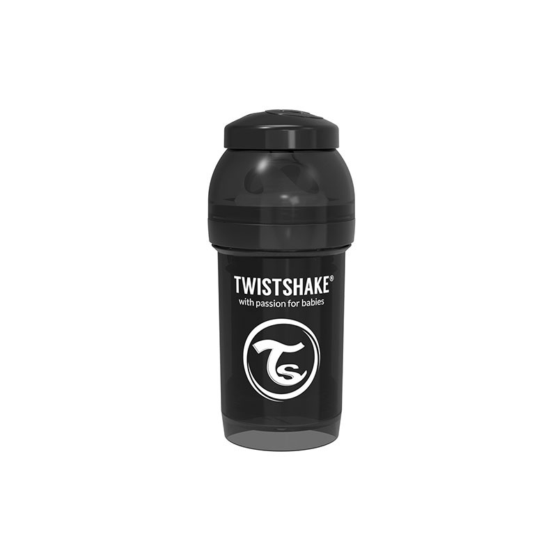 Шише За Бебета Против Колики Twistshake 330 Мл. Черно