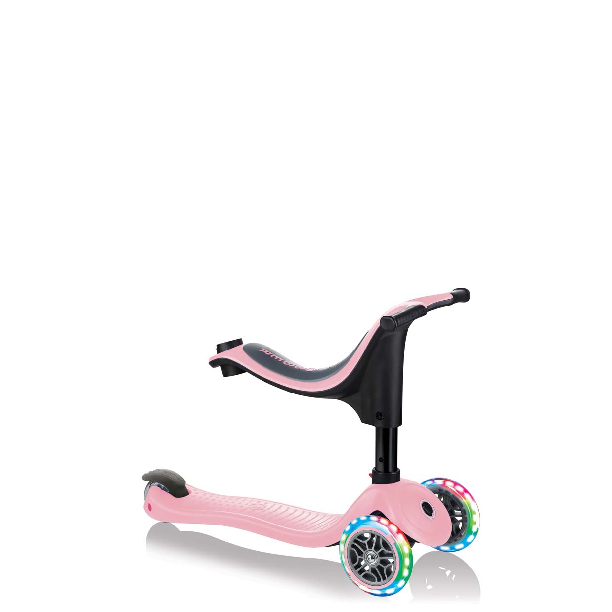 Тротинетка Globber 4 в 1 Със Стабилизатор, Go Up Sporty Lights - Пепел От Рози