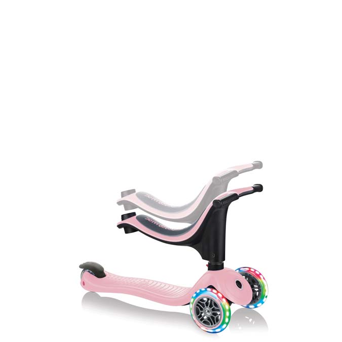 Тротинетка Globber 4 в 1 Със Стабилизатор, Go Up Sporty Lights - Пепел От Рози