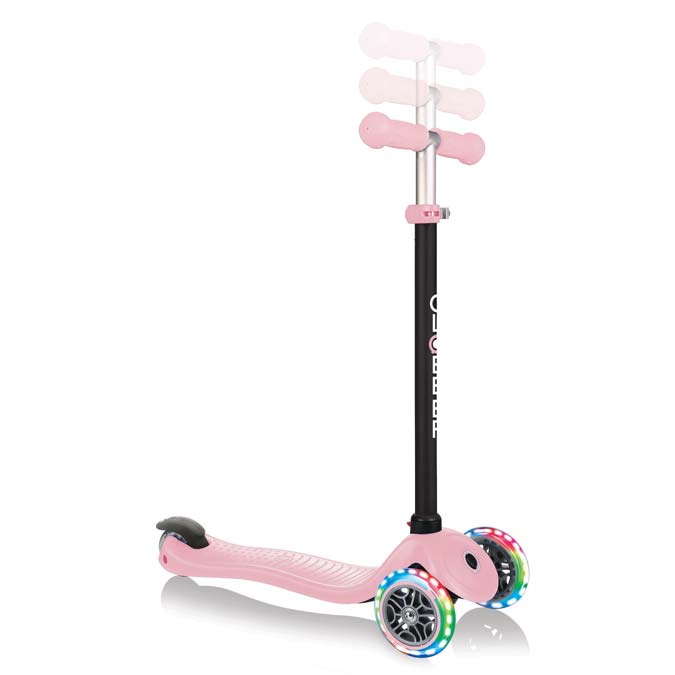 Тротинетка Globber 4 в 1 Със Стабилизатор, Go Up Sporty Lights - Пепел От Рози