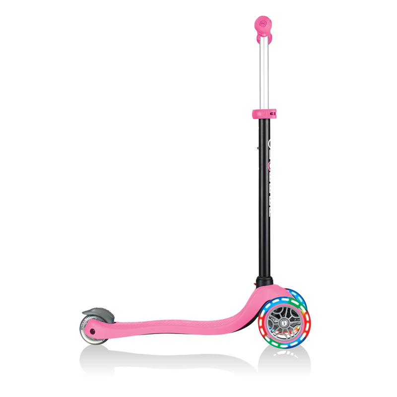 Тротинетка Globber 4 в 1 Със Стабилизатор, Go Up Sporty Plus Lights – Наситено Розова