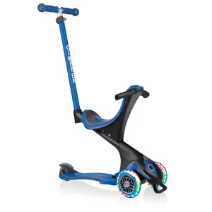 Lights Тротинетка с Родителски Контрол 5 в 1 Globber Go Up Comfort Lights - Синя